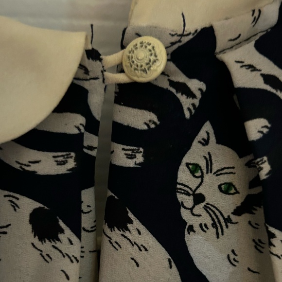 Anthropologie Cat Pattern Dress - Picture 10 of 16